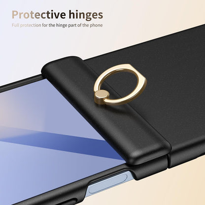 For Galaxy Z Flip8 5G Starry  Case-film Integrated Shockproof Phone Case - Black - SYA002987702E