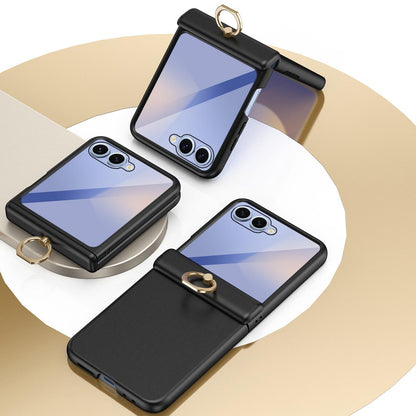 For Galaxy Z Flip8 5G Starry  Case-film Integrated Shockproof Phone Case - Black - SYA002987702E