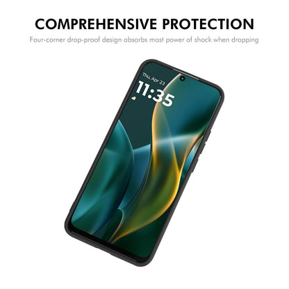 For Motorola Edge 70 Pro 5G ENKAY Liquid Silicone Soft Shockproof Phone Case - Dark Blue - SYA002988418B