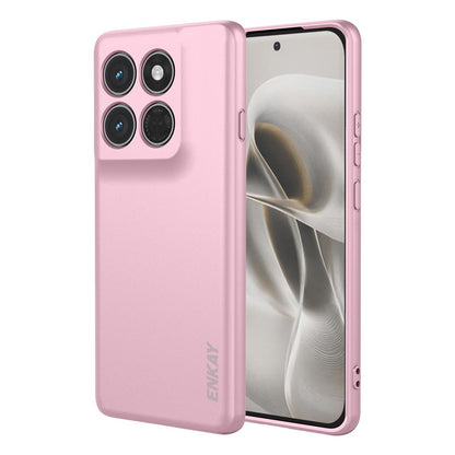 For Motorola Edge 70 Pro 5G ENKAY Liquid Silicone Soft Shockproof Phone Case - Pink - SYA002988418E