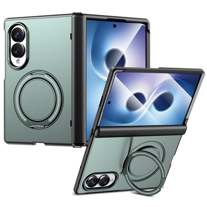 For Galaxy Z Fold8 5G Kalebol Magnetic MagSafe Rotation Holder PC Phone Case - Grey Green - SYA003021129D