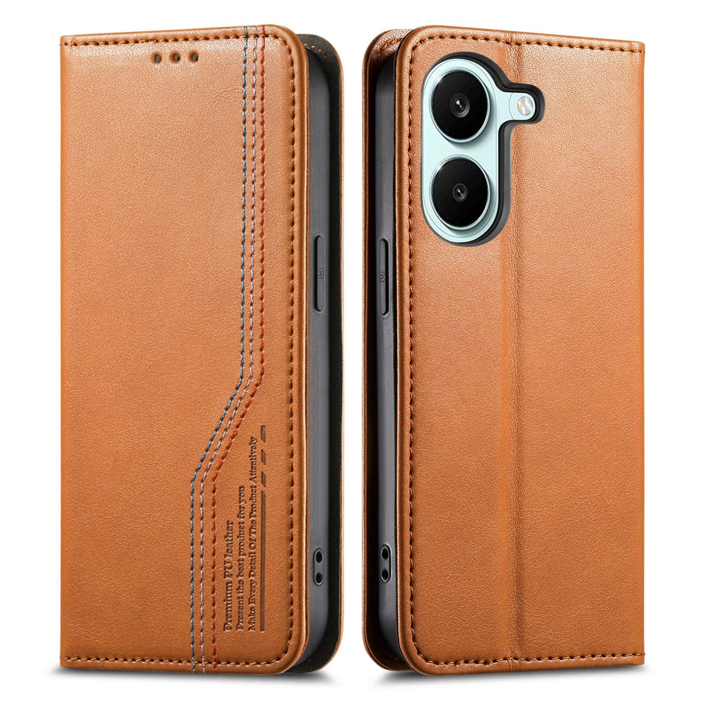For Honor Play 80 Plus 5G Elastic Wristband Magnetic Suction Leather Phone Case(Brown)