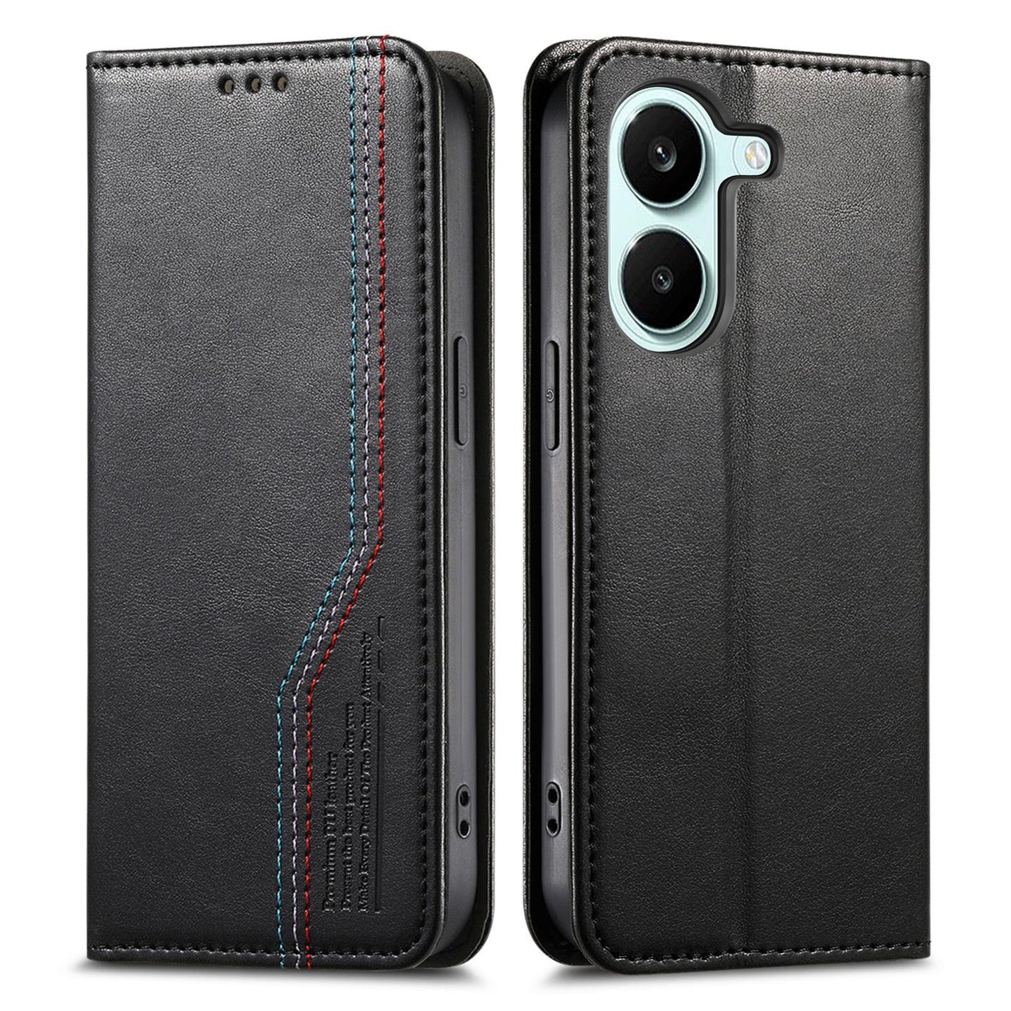 For Honor Play 80 Plus 5G Elastic Wristband Magnetic Suction Leather Phone Case(Black)