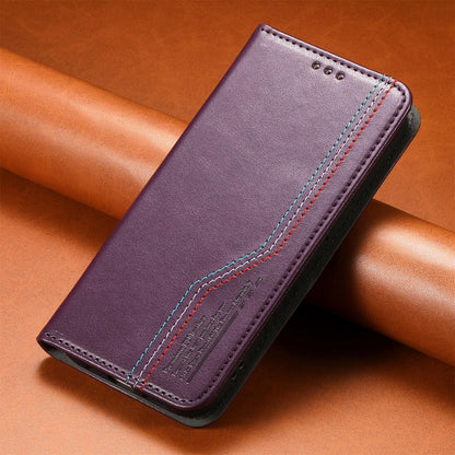 For Honor Play 80 Plus 5G Elastic Wristband Magnetic Suction Leather Phone Case(Purple)