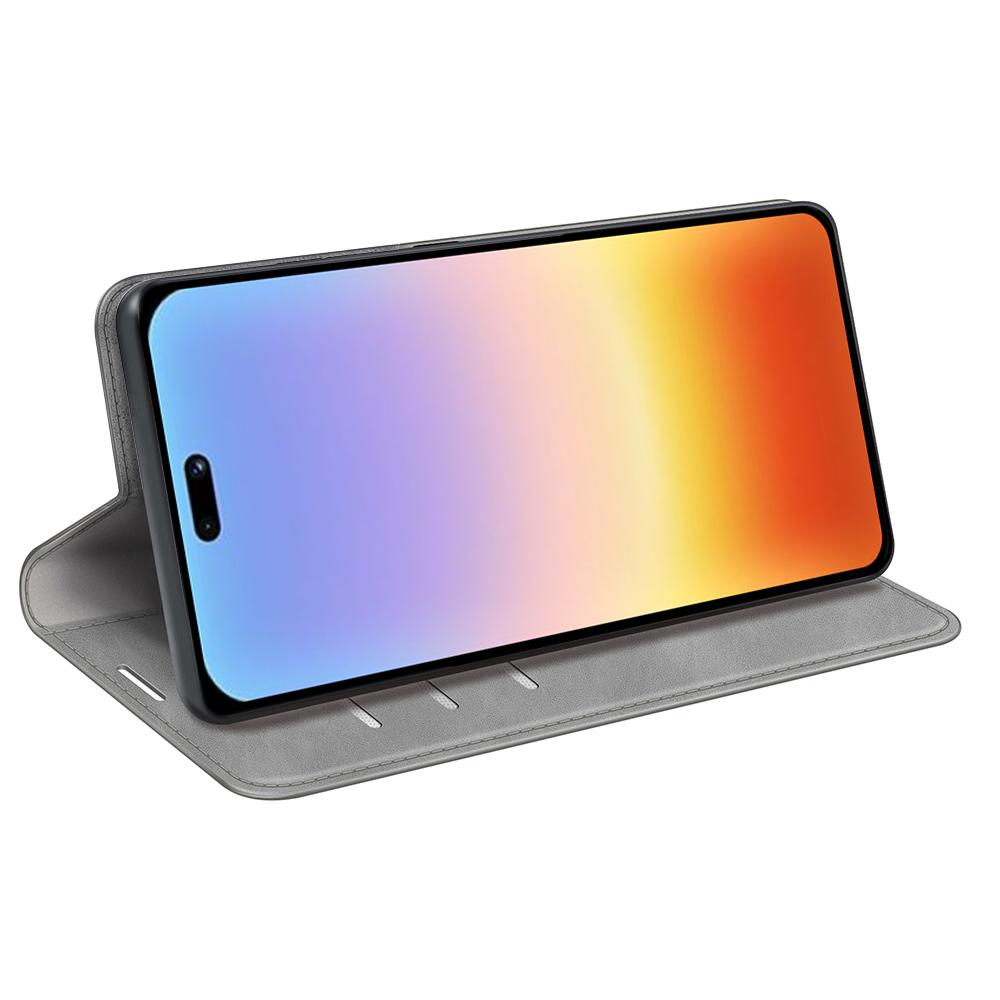 For Huawei Pura 90 5G Retro-skin Magnetic Suction Leather Phone Case - Grey - SYA003039602B
