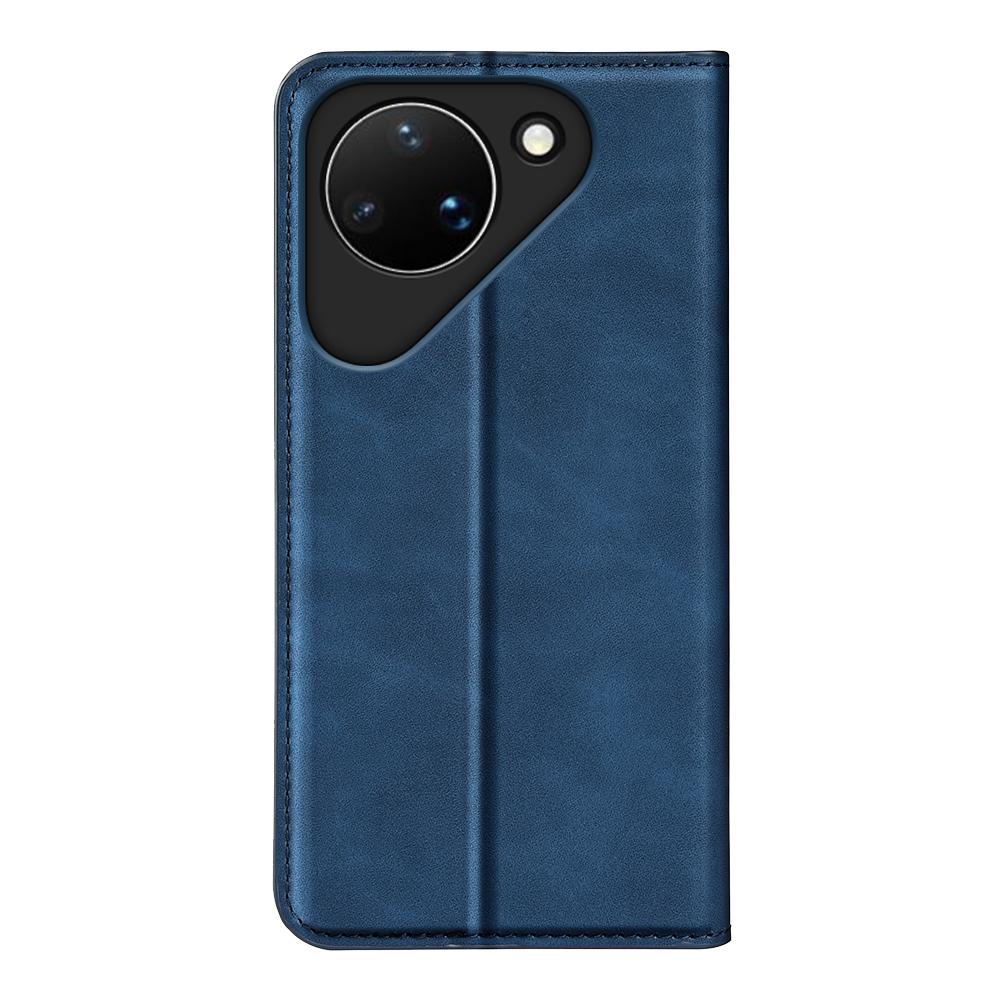 For Huawei Pura 90 5G Retro-skin Magnetic Suction Leather Phone Case - Dark Blue - SYA003039602C