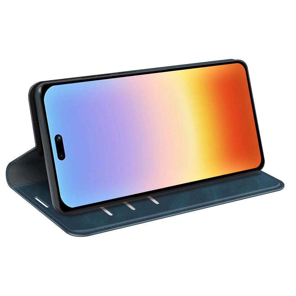 For Huawei Pura 90 5G Retro-skin Magnetic Suction Leather Phone Case - Dark Blue - SYA003039602C