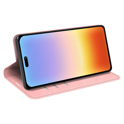 For Huawei Pura 90 5G Retro-skin Magnetic Suction Leather Phone Case - Pink - SYA003039602D