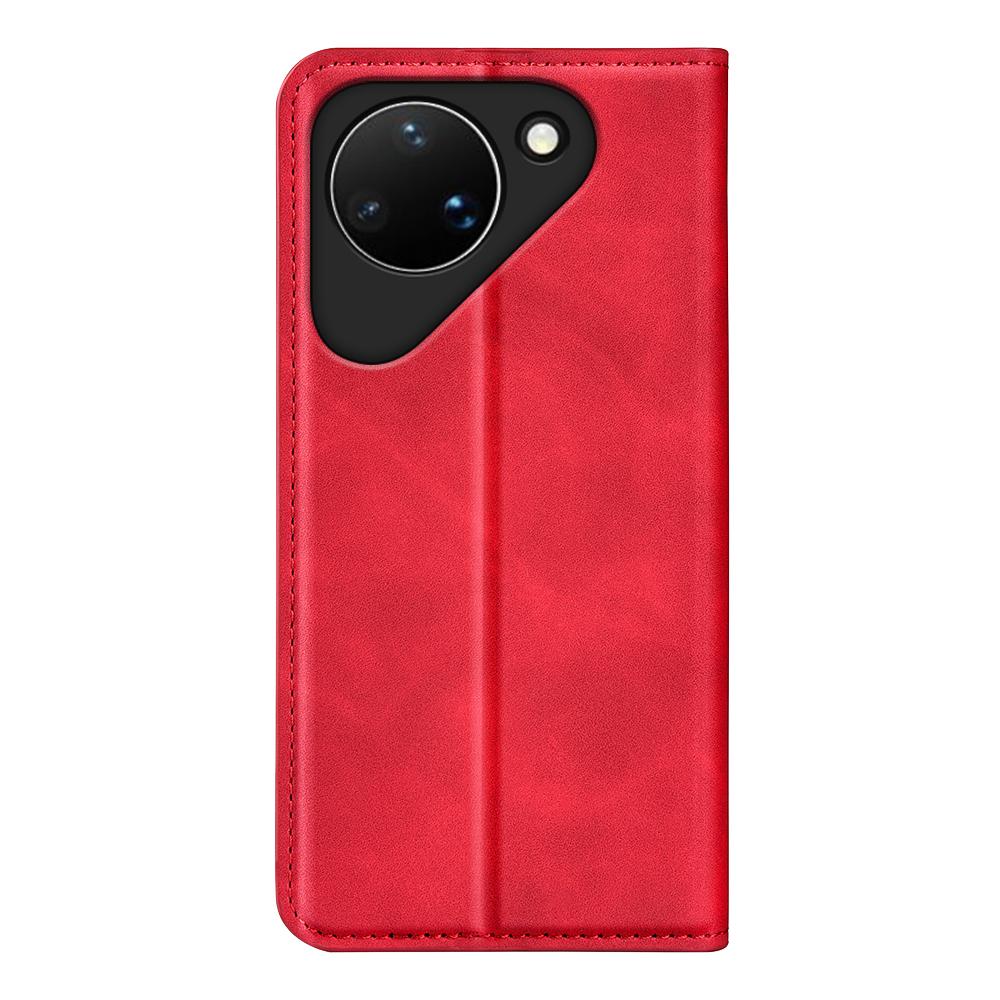 For Huawei Pura 90 5G Retro-skin Magnetic Suction Leather Phone Case - Red - SYA003039602E