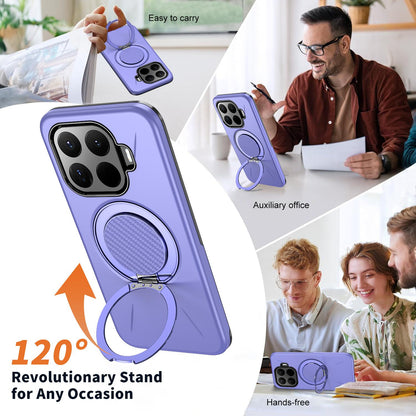 For Xiaomi 17T Pro 5G Kalebol Magnetic MagSafe Rotation Holder PC Phone Case(Lilac)