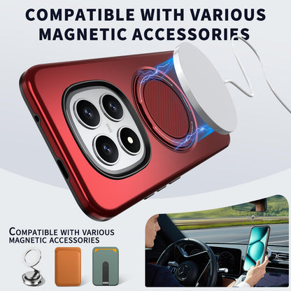 For Redmi Note 15 Pro 5G Global 163.6mm Kalebol Magnetic MagSafe Rotation Holder PC Phone Case(Red)