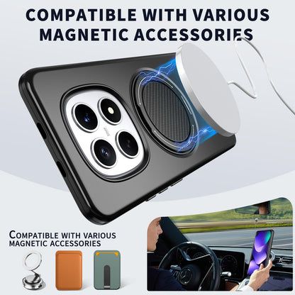 For Redmi Note15 Pro 4G Global 163.2mm Kalebol Magnetic MagSafe Rotation Holder PC Phone Case(Black)