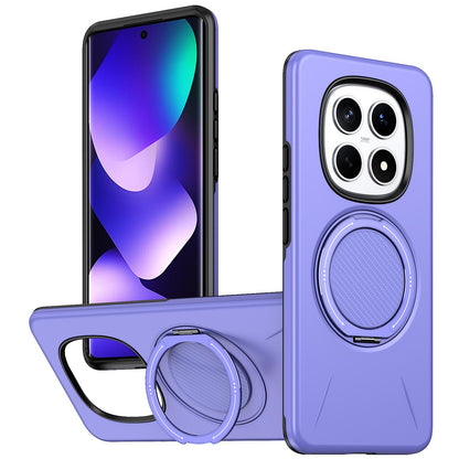 For Redmi Note15 Pro 4G Global 163.2mm Kalebol Magnetic MagSafe Rotation Holder PC Phone Case(Lilac)