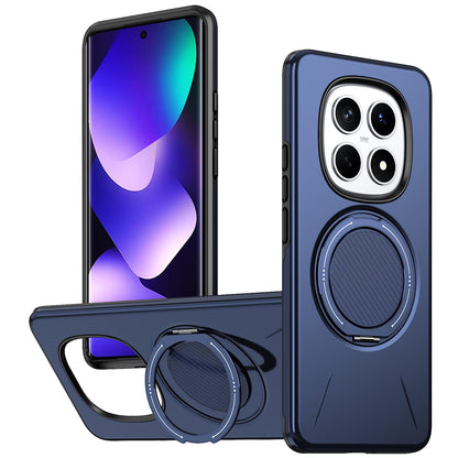 For Redmi Note15 4G / 5G Global 164mm Kalebol Magnetic MagSafe Rotation Holder PC Phone Case(Blue)