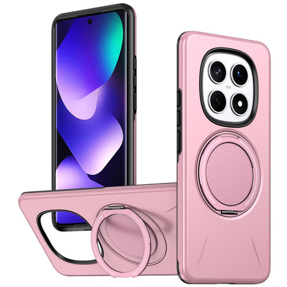 For Redmi Note15 4G / 5G Global 164mm Kalebol Magnetic MagSafe Rotation Holder PC Phone Case(Pink)