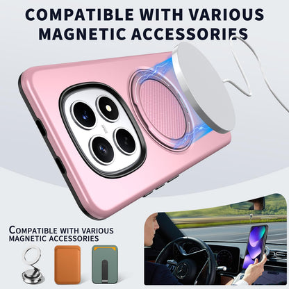 For Redmi Note15 4G / 5G Global 164mm Kalebol Magnetic MagSafe Rotation Holder PC Phone Case(Pink)