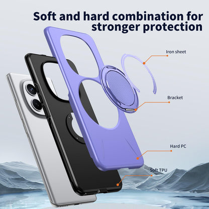 For Redmi Note15 4G / 5G Global 164mm Kalebol Magnetic MagSafe Rotation Holder PC Phone Case(Lilac)