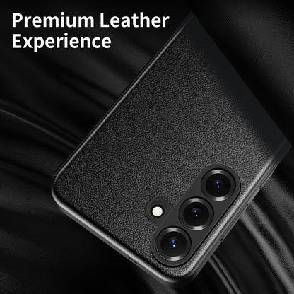 For Galaxy S26 FE 5G Smart View Window Leather Phone Case - Black - SYA003197624A