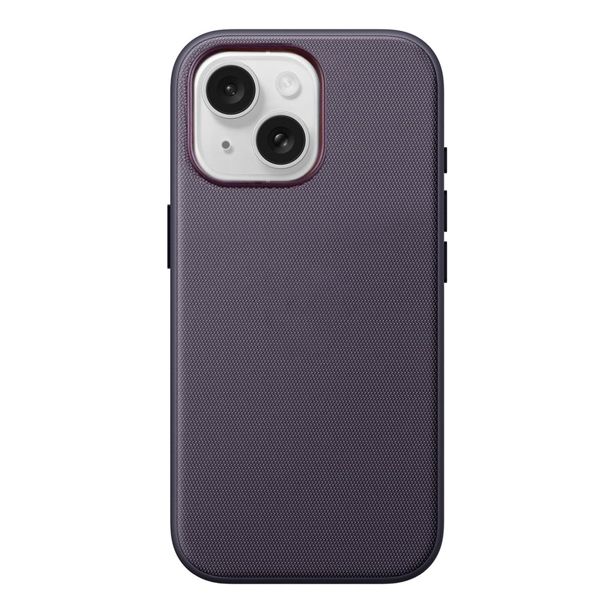 For iPhone 18 Pro Official Tech Fabric Texture Side-Adhesive TPU Magnetic Phone Case with Camera Button - Purple - SYA003209518E