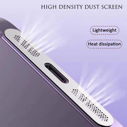 For Samsung Galaxy Z Flip6 5G 5pcs High-Density Metallic Integrated Speaker Dust Cover(Green)