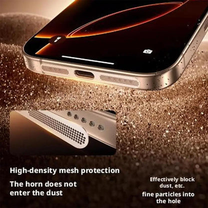 For Xiaomi 15 Ultra 5pcs High-Density Metallic Integrated Speaker Dust Cover(Silver)