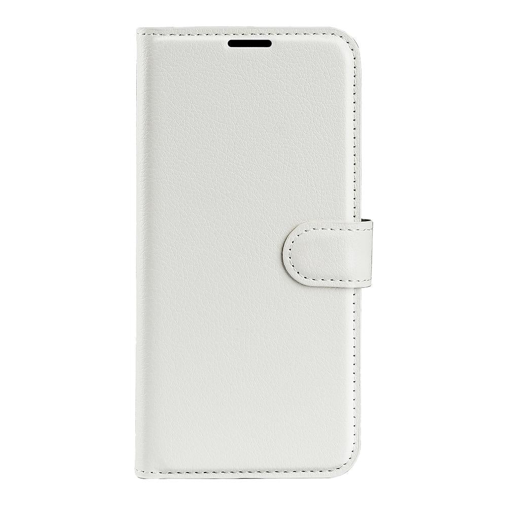 or OPPO Reno16 5G /16 Pro 5G Global Litchi Texture Horizontal Flip Leather Phone Case with Holder - White - SYA003245911B
