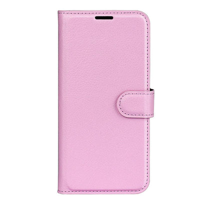 or OPPO Reno16 5G /16 Pro 5G Global Litchi Texture Horizontal Flip Leather Phone Case with Holder - Pink - SYA003245911G