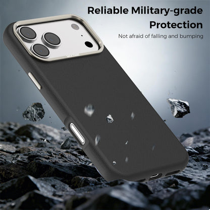 For iPhone 18 Pro Max Mocome Plain Magnetic Shockproof Phone Case - Black - SYA003247601A