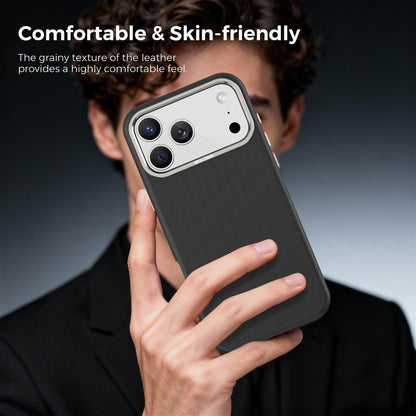 For iPhone 18 Pro Max Mocome Plain Magnetic Shockproof Phone Case - Black - SYA003247601A