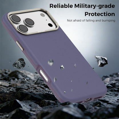 For iPhone 18 Pro Max Mocome Plain Magnetic Shockproof Phone Case - Purple - SYA003247601C