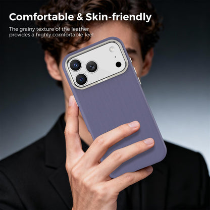 For iPhone 18 Pro Max Mocome Plain Magnetic Shockproof Phone Case - Purple - SYA003247601C