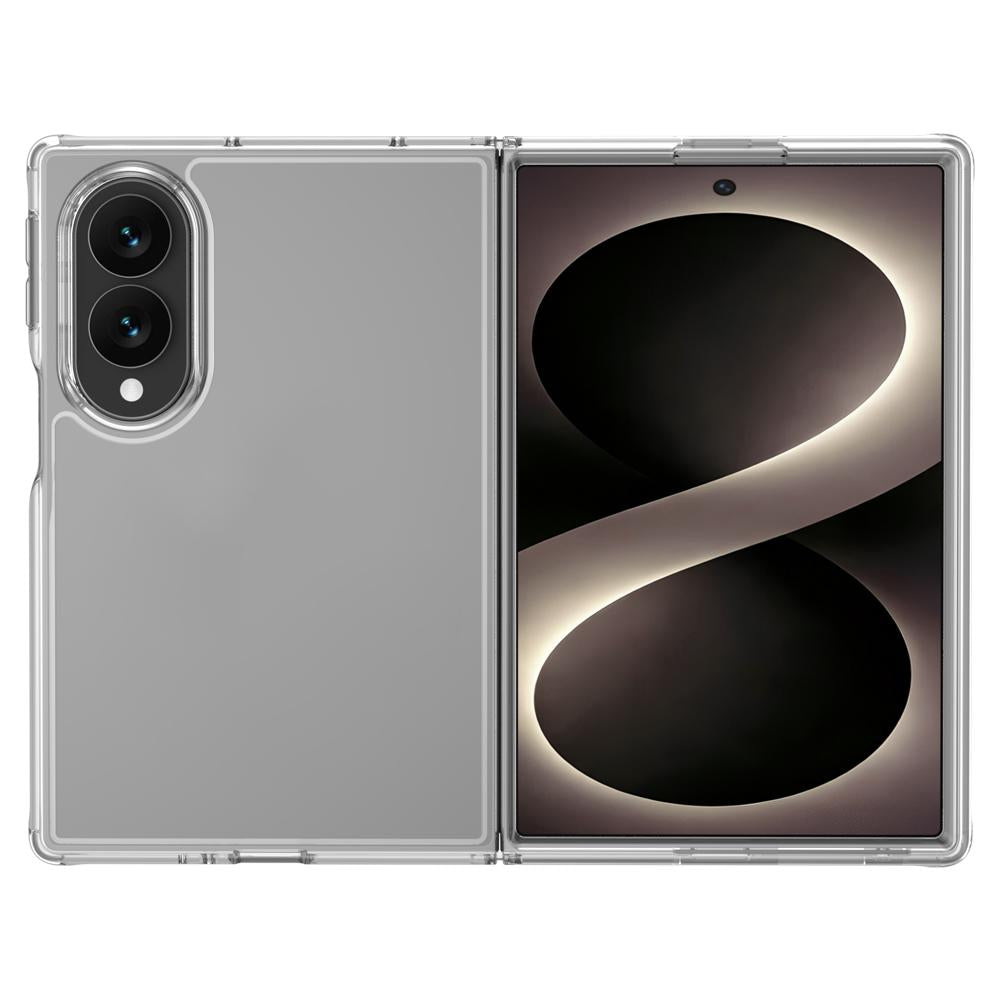 For Galaxy Z Fold8 5G LeReach TOC Clear Series Composite Armor TPU Acrylic Hybrid Shockproof Phone Case