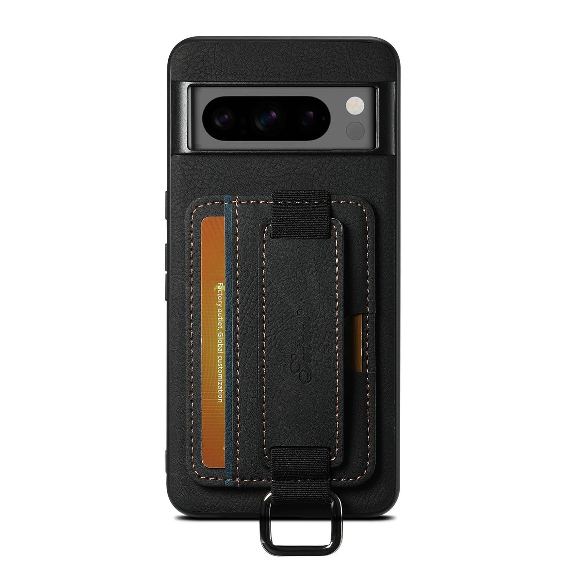 For Google Pixel 11 Pro XL Suteni H13 Litchi Leather Wrist Strap Wallet Back Phone Case - Black - SYA003409501A