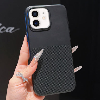 For iPhone 11 Imitation Dot-texture TPU Phone Case - Black - SYA003421124E