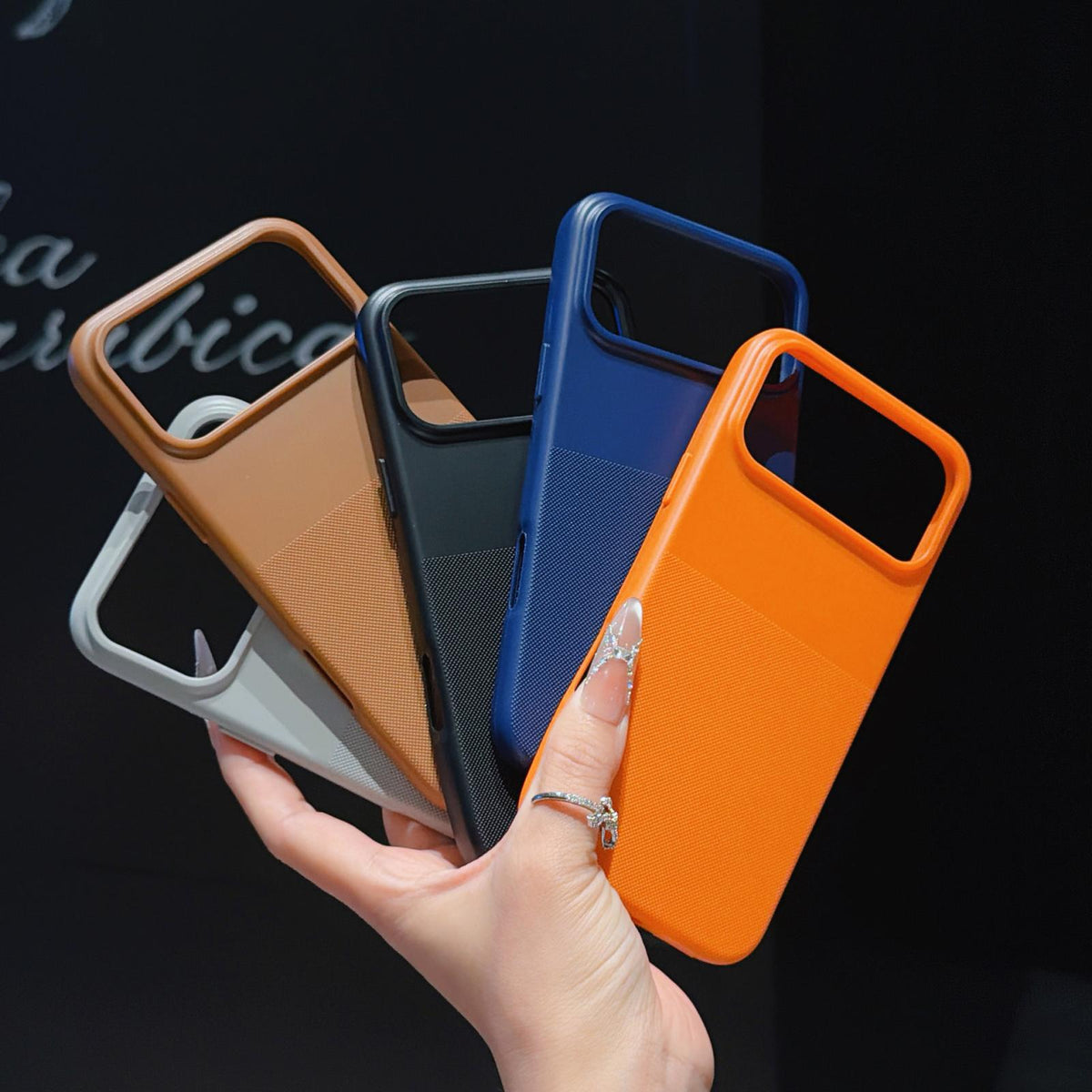 For iPhone 14 Pro Imitation Dot-texture TPU Phone Case - Blue - SYA003421115A