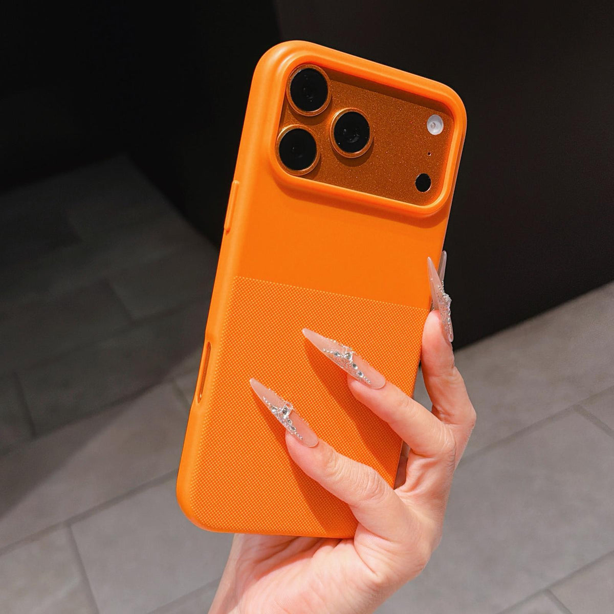 For iPhone 16 Pro Imitation Dot-texture TPU Phone Case - Blue - SYA003421106A