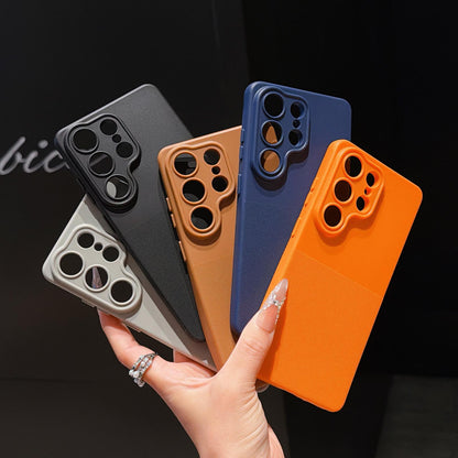 For Galaxy A14 4G / 5G Imitation Dot-texture TPU Phone Case - Blue - SYA003421426A
