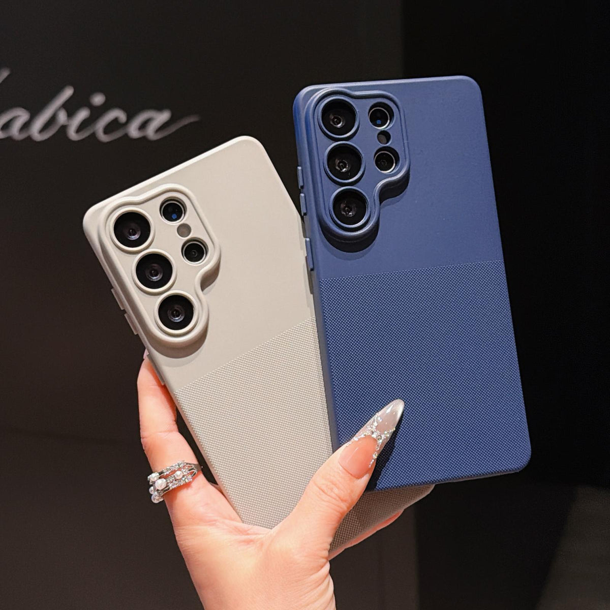 For Galaxy S23 FE 5G Imitation Dot-texture TPU Phone Case - Black - SYA003421402E