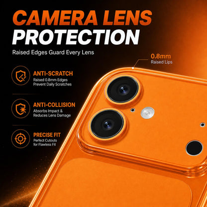 For iPhone 18 MOFI Minimal Series Frosted Semi-Transparen TPU Phone Case with Lens Film - Gray - SYA003426007C