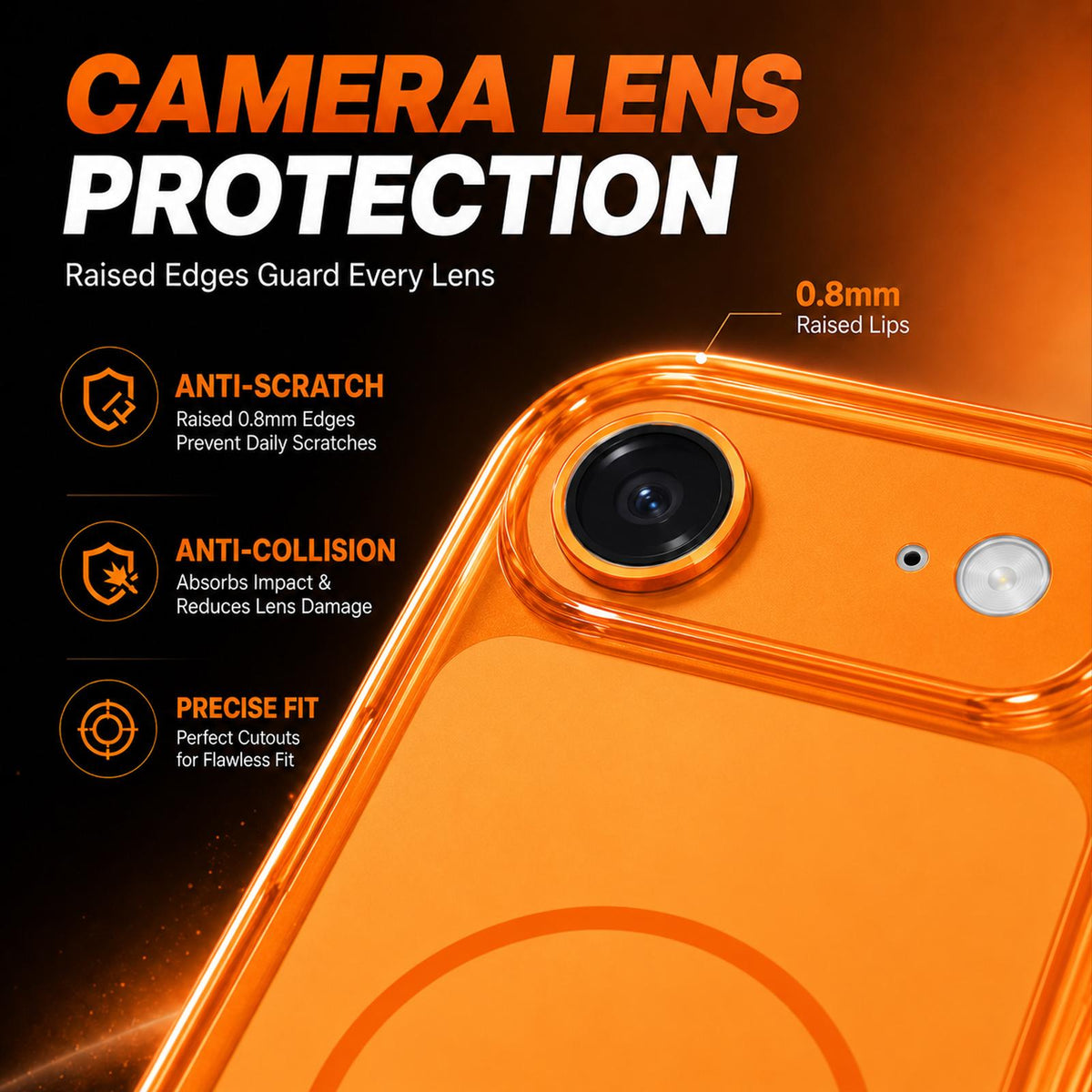 For iPhone Air MOFI Minimal Series Frosted Semi-Transparen TPU Phone Case with Lens Film - white - SYA003426011F