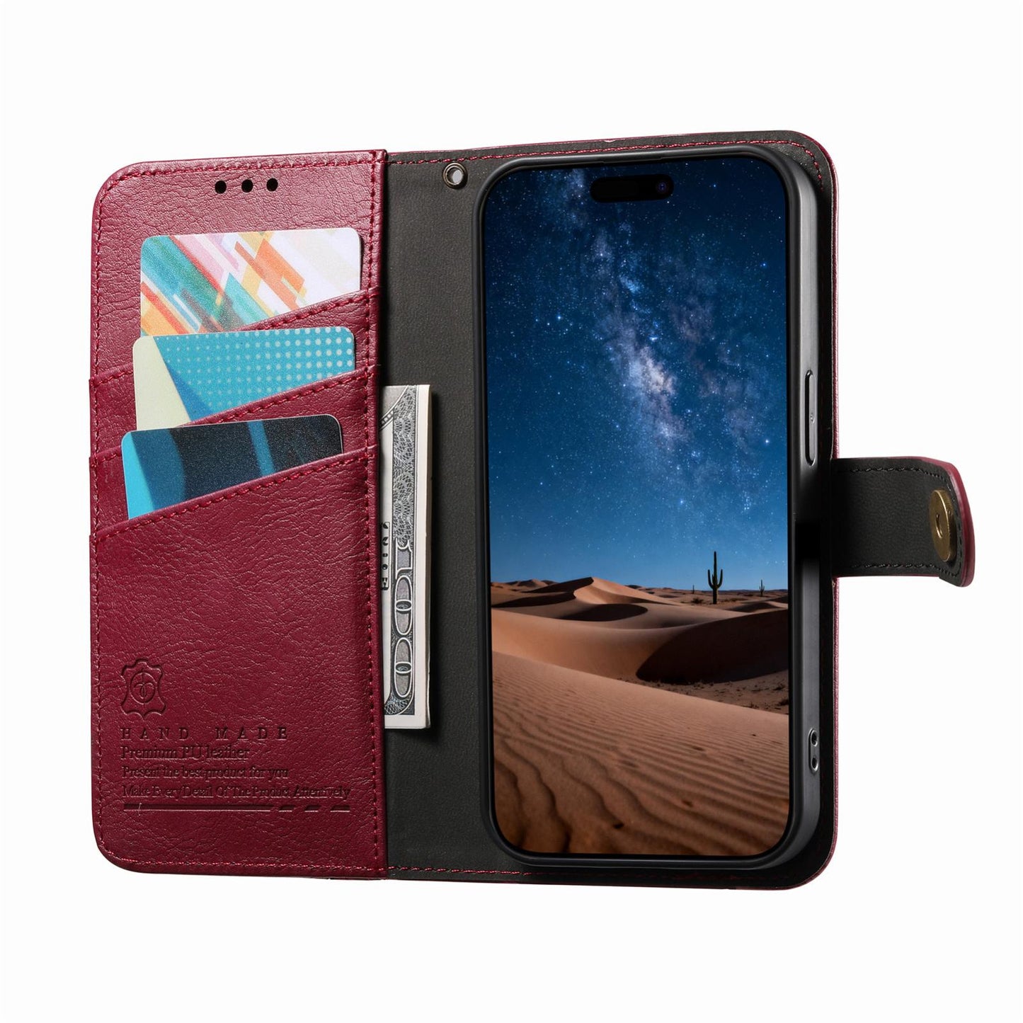 For Honor Play 80 Plus 5G Splicing Zipper Wallet Vegan Leather Phone Case with Strap(Red)