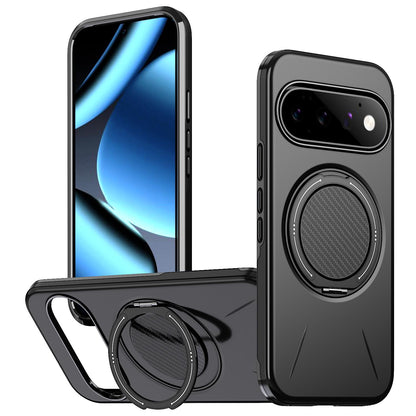 For Google Pixel 11 Pro Kalebol Magnetic MagSafe Rotation Holder PC Phone Case(Black)