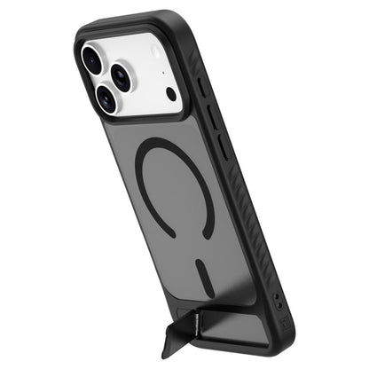 For iPhone 18 Pro Max / 17 Pro Max LeReach Le-Chic Series Invisible Holder Magnetic Phone Case(Black)