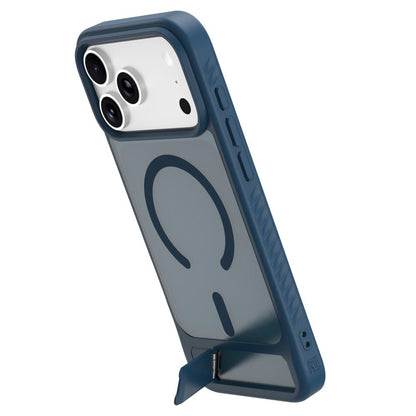 For iPhone 18 Pro Max / 17 Pro Max LeReach Le-Chic Series Invisible Holder Magnetic Phone Case(Blue)