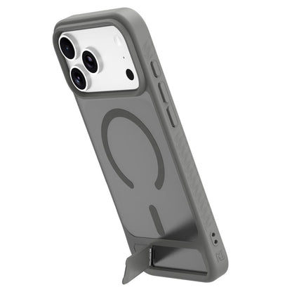 For iPhone 18 Pro Max / 17 Pro Max LeReach Le-Chic Series Invisible Holder Magnetic Phone Case(Grey)