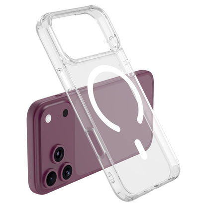 For iPhone 18 Pro  LeReach TOC Clear Series Dual-Composite Armor TPU + Acrylic Shockproof Magnetic Phone Case(Transparent)