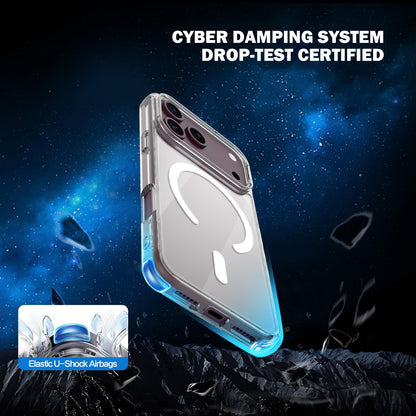For iPhone 18 Pro  LeReach TOC Clear Series Dual-Composite Armor TPU + Acrylic Shockproof Magnetic Phone Case(Transparent)