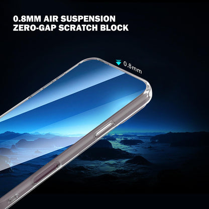 For iPhone 17 Pro Max LeReach TOC Clear Series Dual-Composite Armor TPU + Acrylic Shockproof Magnetic Phone Case(Transparent)