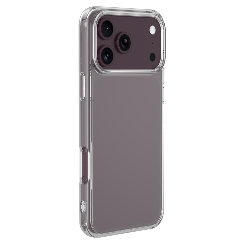 For iPhone 18 Pro Max  LeReach TOC Clear Series Composite Armor TPU Acrylic Hybrid Shockproof Phone Case(Transparent)