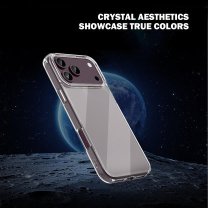 For iPhone 18 Pro Max  LeReach TOC Clear Series Composite Armor TPU Acrylic Hybrid Shockproof Phone Case(Transparent)
